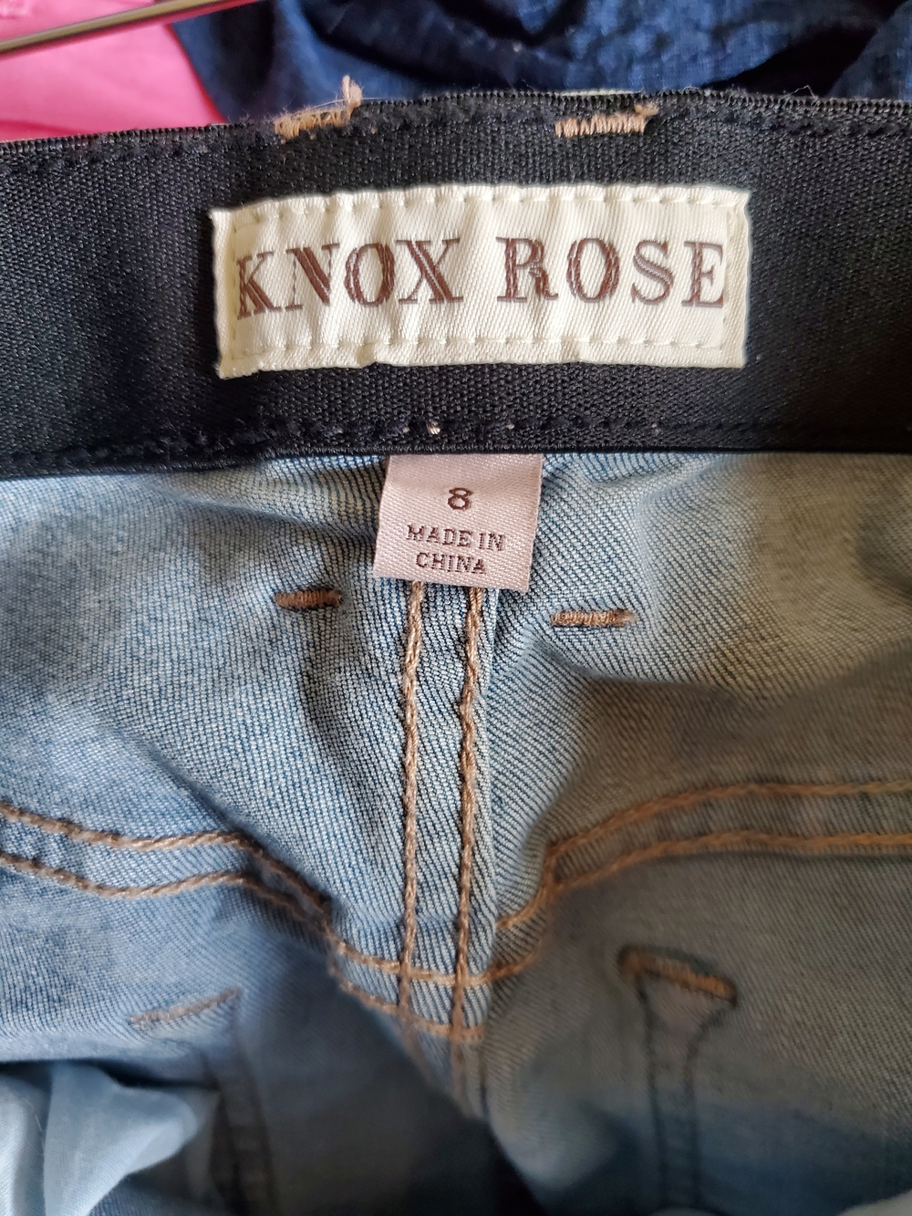 Knox Rose Light Blue Flare Jeans - Picture 7 of 11